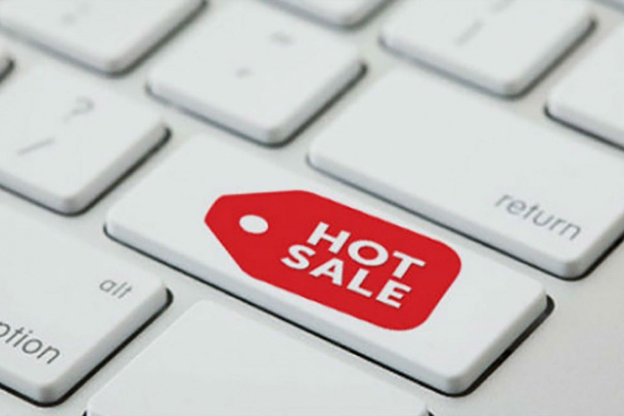 Tecla con logo de qué es Hot Sale
