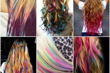 Chicas con cabello de colores