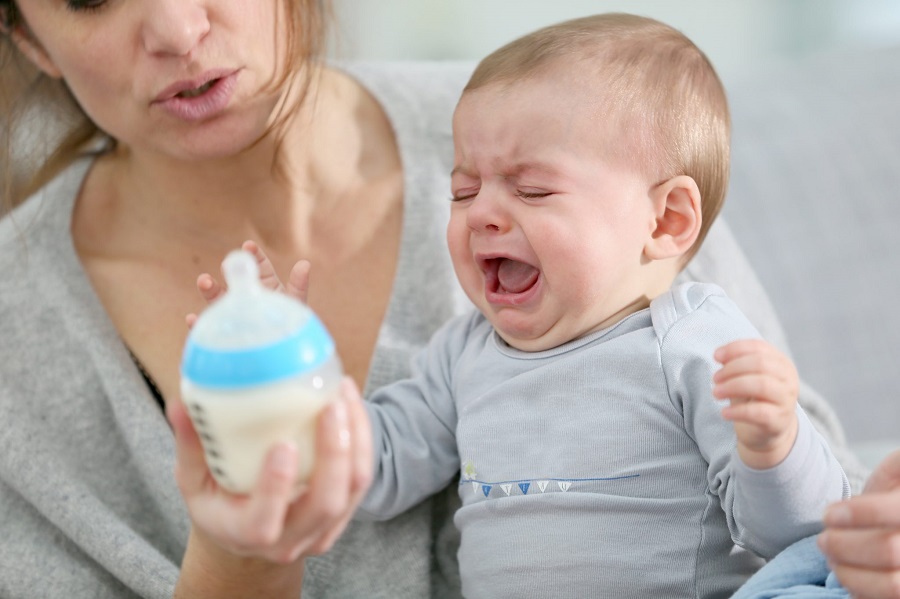 bebé intolerante a la lactosa