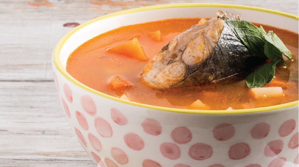 caldo tlalpeño de pescado