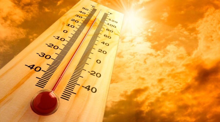 Termómetro en ola de calor