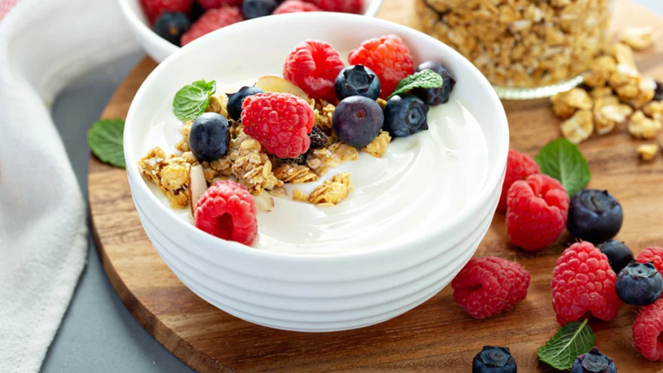 yogur con frutos